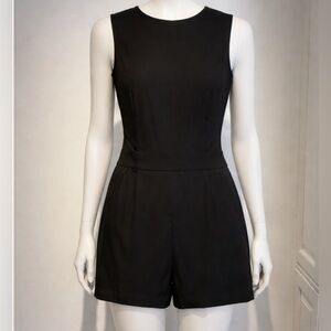 Michael Kors Elegant Black Romper